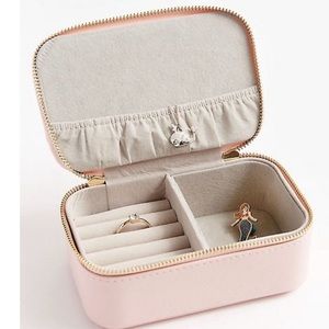 Paper Source Blush Jewelry Case NWT Gold Hardware